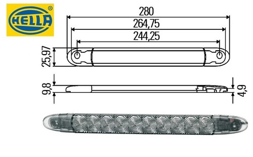 Hella zusatzbremsleuchte led - zusatzbremsleuchte,